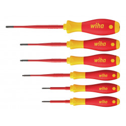 Wiha 36558 SoftFinish® electric slimFix TORX® Screwdriver Set, 6 Piece