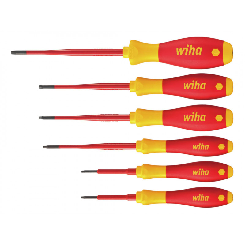 Wiha 36558 SoftFinish® electric slimFix TORX® Screwdriver Set, 6 Piece Wiha 36558 SoftFinish® electric slimFix TORX® Screwdriver Set, 6 Piece