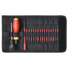 Wiha 36791 TorqueVario®-S electric Screwdriver Set, 19 Piece