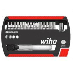 Wiha 36951 XLSelector Ratchet Bit Set, 17 Piece