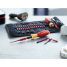 Wiha 36791 TorqueVario®-S electric Screwdriver Set, 19 Piece