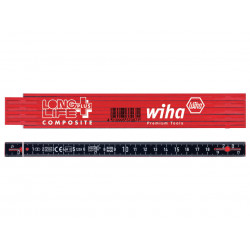 Wiha 37067 LongLife Plus Composite Folding Ruler 2m