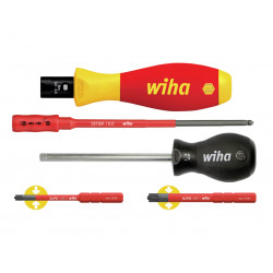 Wiha 38074 TorqueVario®-S electric Screwdriver Set, 5 Piece