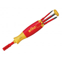 Wiha 38612 LiftUp electric Bit Magazine SL/PH Screwdriver Set, 6 Piece