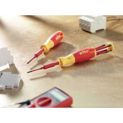 Wiha 38613 electric LiftUp Bit Magazine SL/PH/PZS Screwdriver Set, 6 Piece
