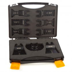 XTrade MBMWSET-15B Multi-Tool Blades for Wood & Metal in Case (Pack of 15)
