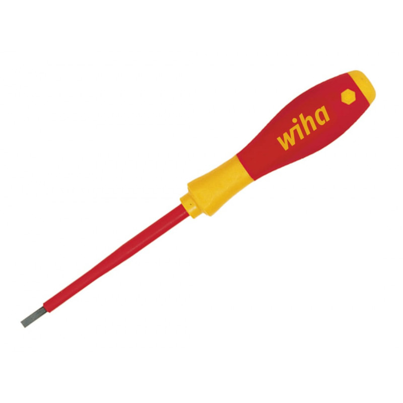 Wiha 39561 SoftFinish® electric slimFix Screwdriver Slotted 4.5 x 125mm Wiha 39561 SoftFinish® electric slimFix Screwdriver Slotted 4.5 x 125mm