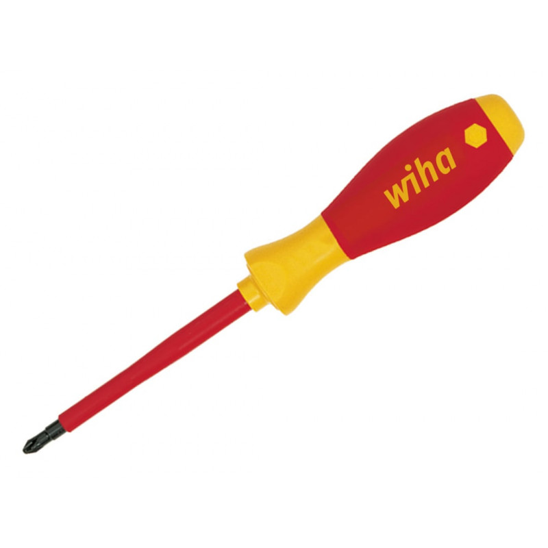 Wiha 39565 SoftFinish® electric slimFix Screwdriver Phillips PH2 x 100mm Wiha 39565 SoftFinish® electric slimFix Screwdriver Phillips PH2 x 100mm