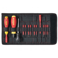 Wiha 40674 TorqueVario®-S electric Screwdriver Set, 14 Piece
