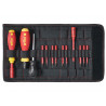 Wiha 40674 TorqueVario®-S electric Screwdriver Set, 14 Piece