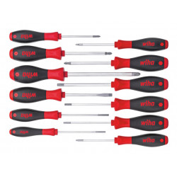 Wiha 41002 SoftFinish® Screwdriver Set, 12 Piece