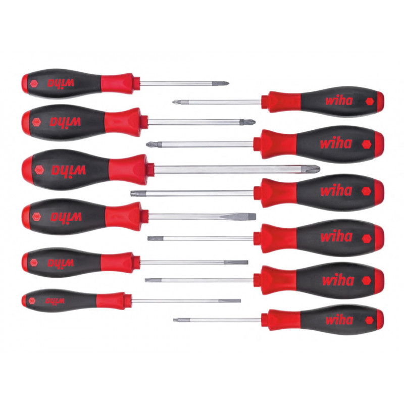 Wiha 41002 SoftFinish® Screwdriver Set, 12 Piece Wiha 41002 SoftFinish® Screwdriver Set, 12 Piece