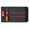Wiha 41231 SoftFinish® electric slimVario Screwdriver Set, 19 Piece