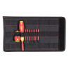 Wiha 41233 SoftFinish® electric slimVario Screwdriver Set, 10 Piece