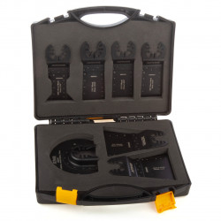 XTrade MBMWSET-8C Multi-Tool Blades for Wood & Metal in Case (Pack of 8)