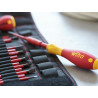Wiha 41232 SoftFinish® electric slimVario Screwdriver Set, 10 Piece