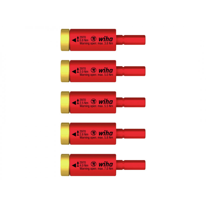 Wiha 41479 electric easyTorque Adapter Set, 5 Piece Wiha 41479 electric easyTorque Adapter Set, 5 Piece