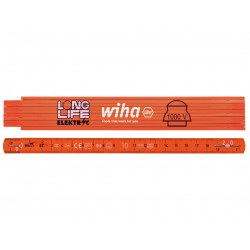Wiha 42068 Longlife® Electrician's Folding Ruler 2m