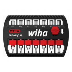 Wiha 42099 BitBuddy® Pozidriv TY Bit Set, 7 Piece