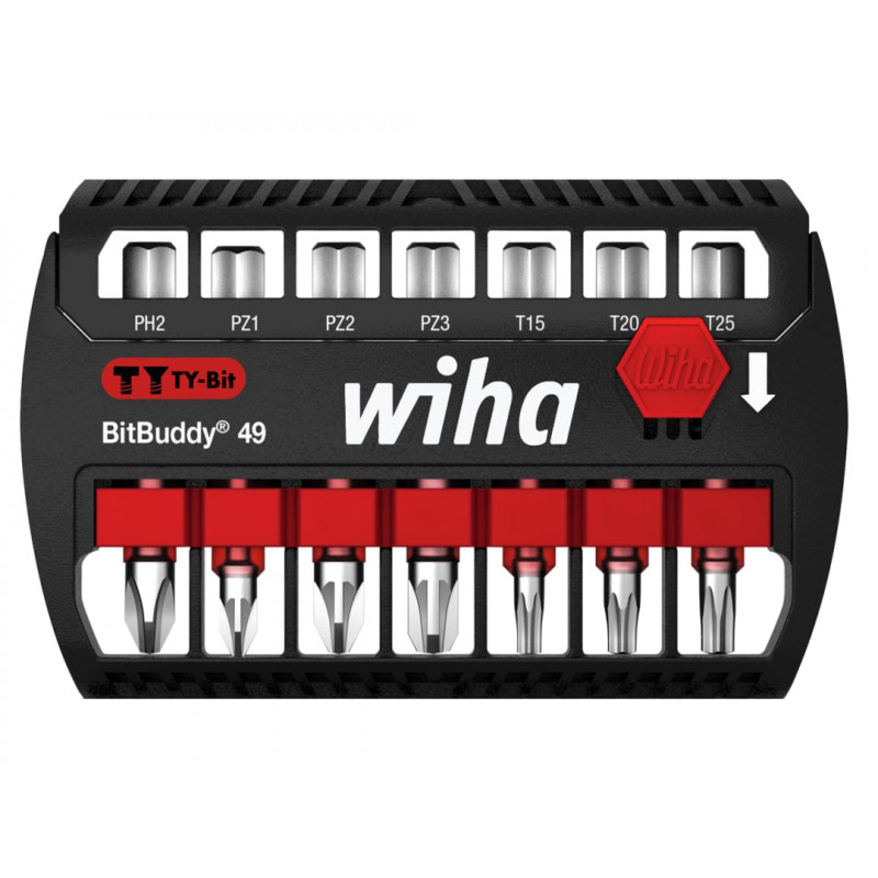 Wiha 42116 BitBuddy® TY Bit Set, 7 Piece Wiha 42116 BitBuddy® TY Bit Set, 7 Piece