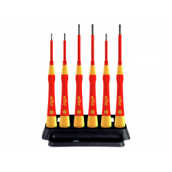 Wiha 42989 PicoFinish® SL/PH Fine VDE Screwdriver Set, 7 Piece