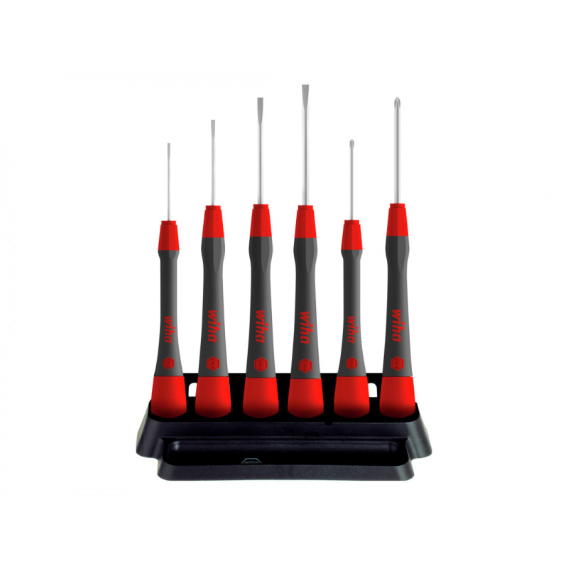 Wiha 42990 PicoFinish® SL/PH Fine Screwdriver Set, 7 Piece