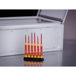 Wiha 42989 PicoFinish® SL/PH Fine VDE Screwdriver Set, 7 Piece