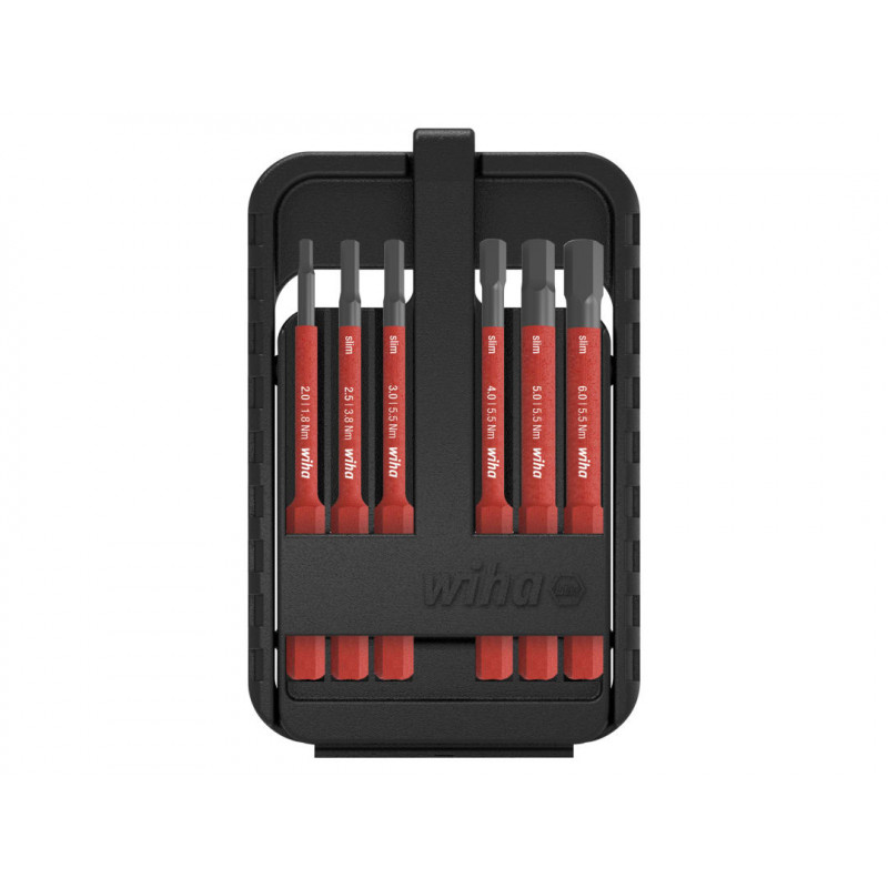 Wiha 43156 slimBit electric Hex Bit Set, 7 Piece Wiha 43156 slimBit electric Hex Bit Set, 7 Piece