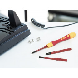 Wiha 43167 PicoFinish® slimVario® electric Fine Screwdriver Set, 4 Piece