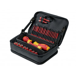 Wiha 43465 slimVario® electric Tool Set, 32 Piece (inc. Case)