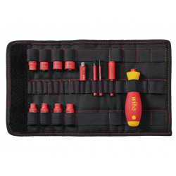 Wiha 43467 slimVario® electric Screwdriver and Nut Driver Set, 13 Piece