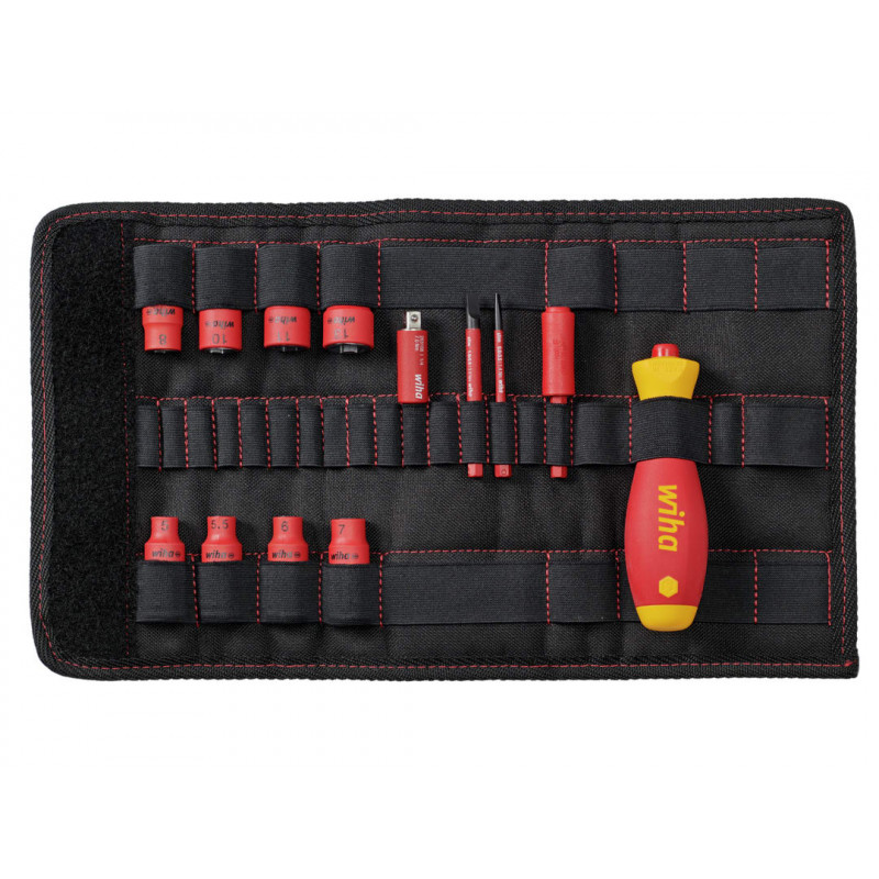 Wiha 43467 slimVario® electric Screwdriver and Nut Driver Set, 13 Piece Wiha 43467 slimVario® electric Screwdriver and Nut Driver Set, 13 Piece