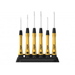 Wiha 43707 PicoFinish® SL/PH Fine ESD Screwdriver Set, 7 Piece