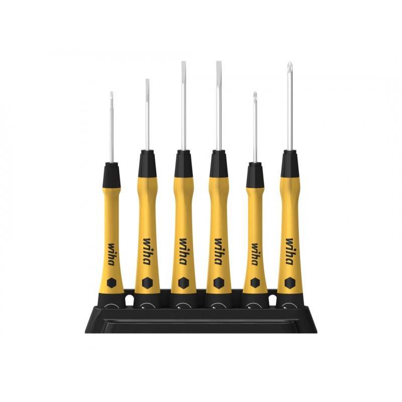 Wiha 43707 PicoFinish® SL/PH Fine ESD Screwdriver Set, 7 Piece Wiha 43707 PicoFinish® SL/PH Fine ESD Screwdriver Set, 7 Piece