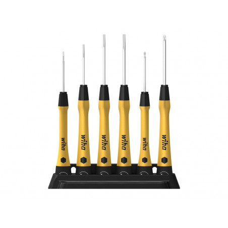 Wiha 43707 PicoFinish® SL/PH Fine ESD Screwdriver Set, 7 Piece