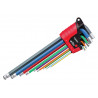 Wiha 43850 ErgoStar MagicRing® Colour Hex Ball End L-key Set, 9 Piece