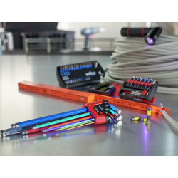 Wiha 43850 ErgoStar MagicRing® Colour Hex Ball End L-key Set, 9 Piece