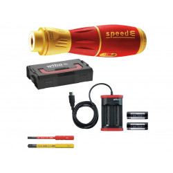 Wiha 44318 speedE® II electric E-screwdriver Set, 7 Piece