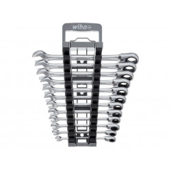 Wiha 44661 Ring Ratchet Spanner Set, 12 Piece