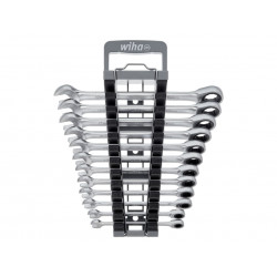 Wiha 44665 Ring Ratchet Spanner Set, 12 Piece