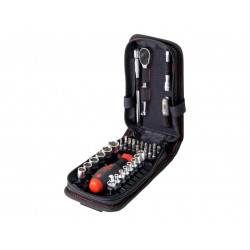 Wiha 44684 1/4in Nut Driver & Bit Set, 40 Piece