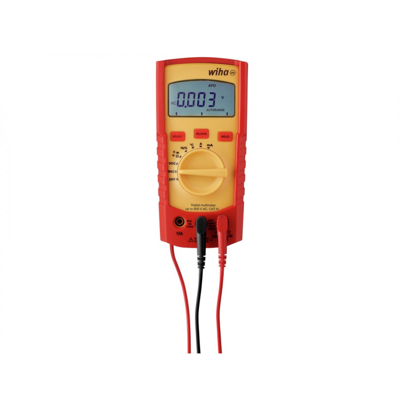 Wiha 45218 Digital Multimeter 600 V AC, CAT IV Wiha 45218 Digital Multimeter 600 V AC, CAT IV