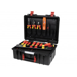 Wiha 45530 L electric Basic Tool Set, 18 Piece (inc. Case)