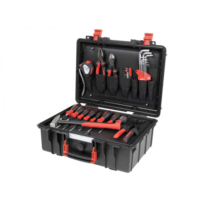Wiha 45531 L Mechanic Basic Tool Set, 38 Piece (inc. Case)