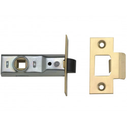 Yale Locks 253888015025 M888 Tubular Mortice Latch 64mm 2.5 in Polished Brass Pack of 3