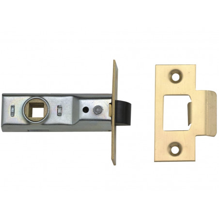 Yale Locks 253888015025 M888 Tubular Mortice Latch 64mm 2.5 in Polished Brass Pack of 3