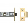 Yale Locks 253888015025 M888 Tubular Mortice Latch 64mm 2.5 in Polished Brass Pack of 3