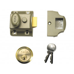 Yale Locks 630706101322 706 Traditional Nightlatch 40mm Backset ENB Finish Box