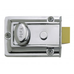 Yale Locks 630077101162 P77 Traditional Nightlatch 60mm Backset Chrome Finish Box