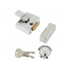 Yale Locks 630085001162 85 Deadlocking Nightlatch 40mm Backset Chrome Finish Box